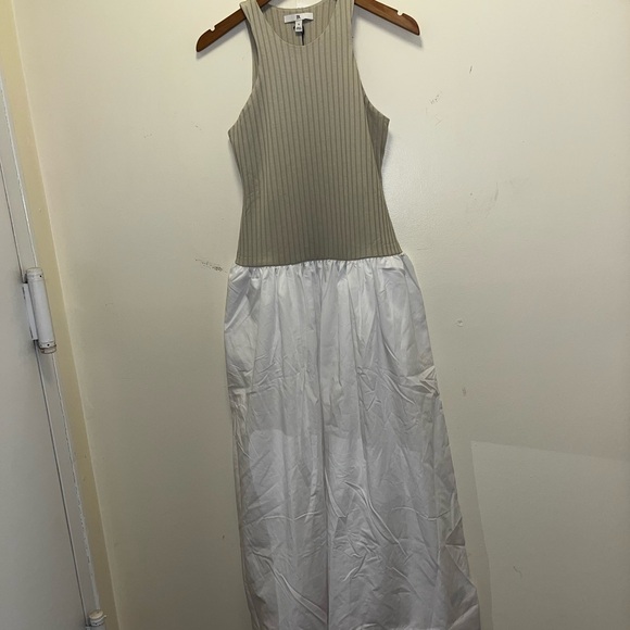 NWT Banana Republic Tan and White Sundress - Picture 3 of 6